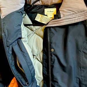 LLbean winter coat, black, small.
